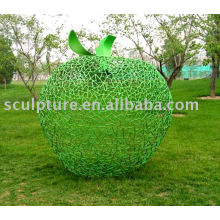 Manzana verde / escultura moderna jardín